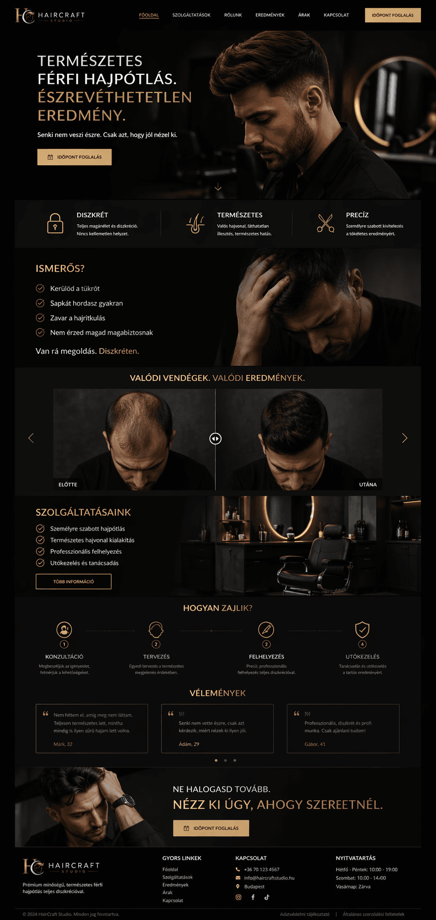 Haircraft-Studio projekt előnézet
